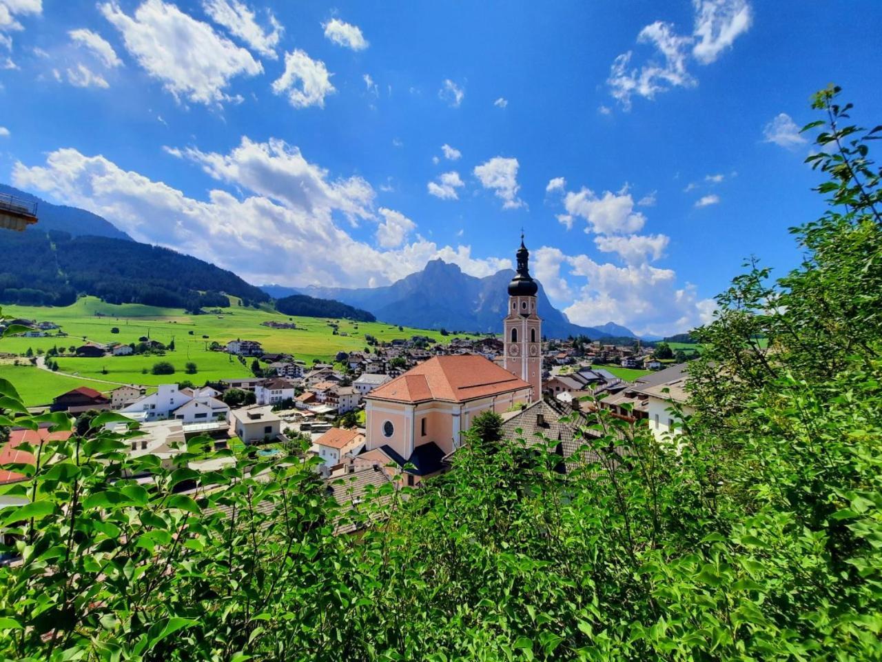 Binterhof Alpin Deluxe App Villa Castelrotto Exterior foto